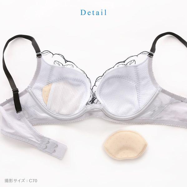 ワコール 夏めくブラ 3/4カップブラジャー DEF ワコール ブラジャー 吸汗速乾 高通気 Wacoal BXB475 大きいサイズ | WACOAL | 08