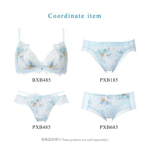 ワコール 夏めくブラ 3/4カップブラジャー DEF ワコール ブラジャー 吸汗速乾 高通気 Wacoal BXB485 大きいサイズの画像