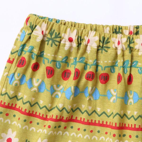 ワコール マタノアツコ オリエンタル パジャマ 上下セット 5分袖8分丈パンツ ML 綿100％ Wacoal ATSUKO MATANOの画像