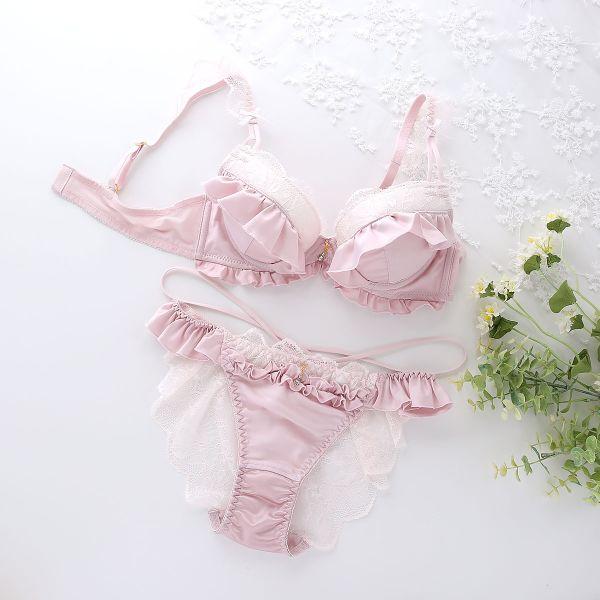 COCO Linge ココランジェ フローラサテン ブラジャー ショーツ