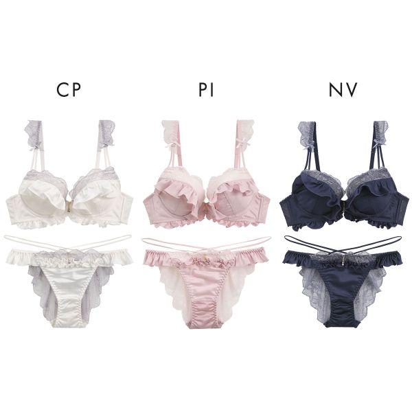 COCO Linge ココランジェ フローラサテン ブラジャー ショーツ