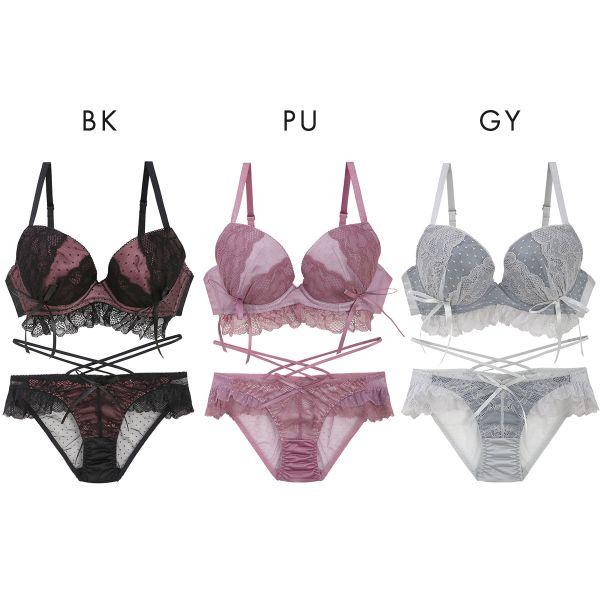 COCO Linge（ココランジェ） ブラジャー ショーツセット ドッティー
