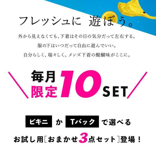 ティーエム コレクション TM collection 毎月10セット限定！TM祭 ビキニ または Tバック おまかせ3P福袋 ML TMコレクション｜shirohato｜04