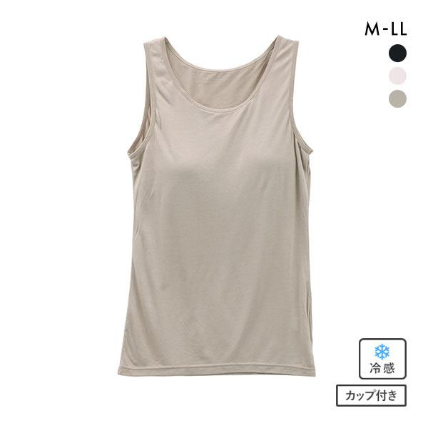 Dry Wish タンクトップ インナー カップ付き Uネック 吸汗速乾 接触冷感 ブラトップ 無地 M L Ll 大きいサイズ Shirohato 白鳩 通販 Paypayモール
