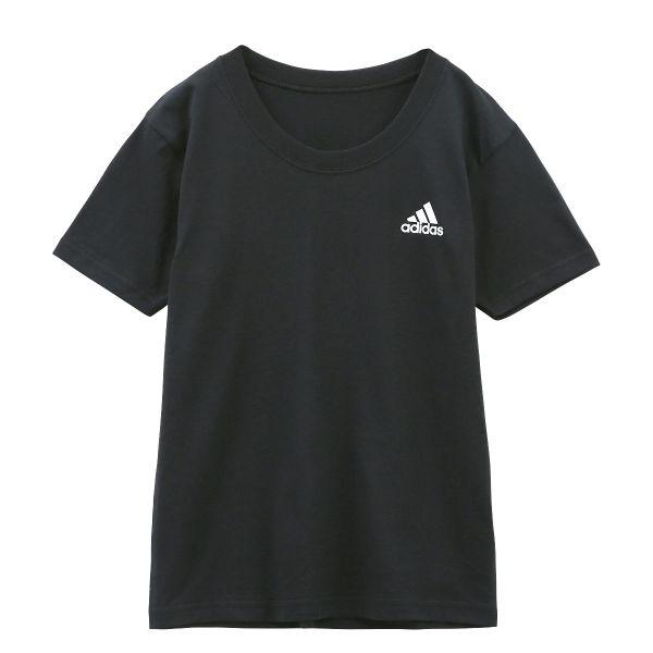 アディダス adidas 2P クルーネック Tシャツ 2枚組 インナー ロゴ キッズ ジュニア 男の子｜shirohato｜04