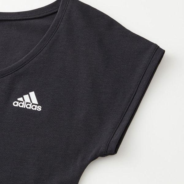 アディダス adidas フレンチスリーブ Tシャツ レディース ベーシック 吸汗速乾 綿混｜shirohato｜13