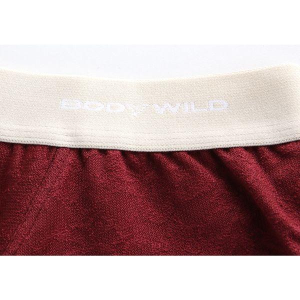 グンゼ GUNZE ボディワイルド BODY WILD ジェンダーニュートラル ラッセルレース セミロング ボクサーパンツ メンズ レディース 前とじ｜shirohato｜08