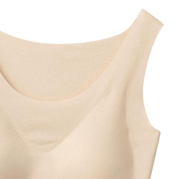 グンゼ GUNZE キレイラボ KIREILABO 完全無縫製COOL さらさら強撚綿 タンクトップ カップ付き クールタイプ | GUNZE | 12