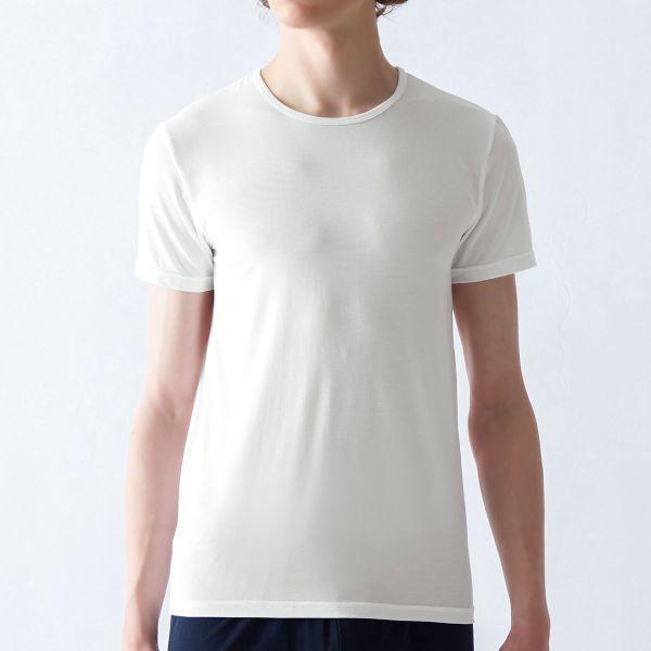 GUNZE グンゼ COOLMAGIC アセドロン クルーネック 半袖 Tシャツ GUNZE グンゼ COOLMAGIC アセドロン クルーネック 半袖 Tシャツ