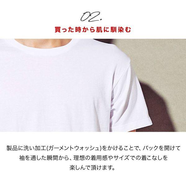 ヘインズ Hanes T-shirts Japan Fit クルーネック 半袖 Tシャツ インナー 2枚組 レディース メンズ H5320｜shirohato｜05