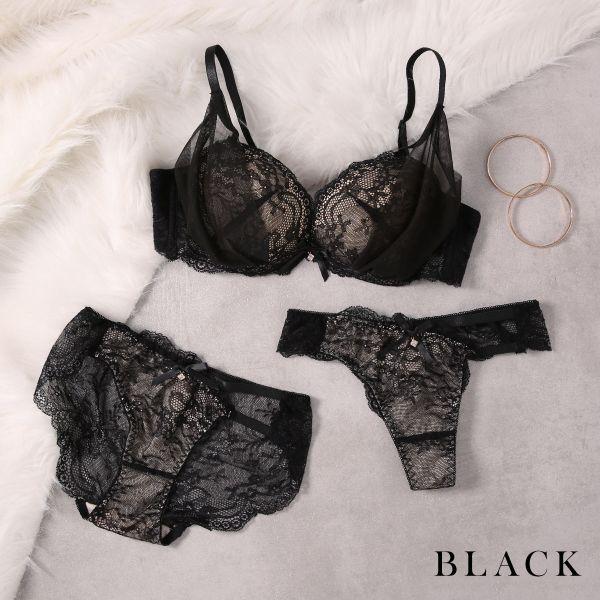 SHIROHATO 再販 エレガント 脇肉を谷間に変える脇高ブラ サイド