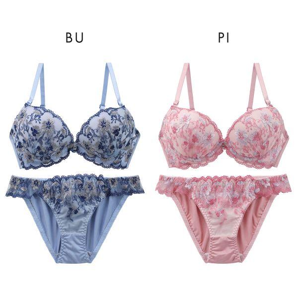 Pan Cute パンキュート フラワーアーチレース ブラセット ABCDEF 下厚