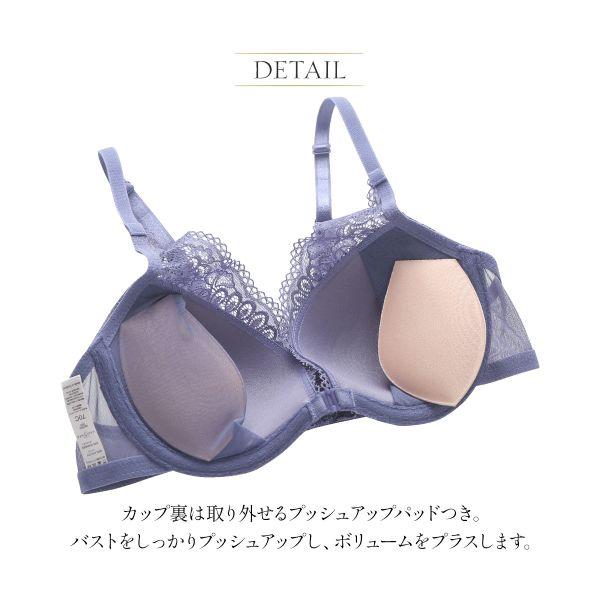 アンブラ ANNEBRA Charming IloveChange 3/4カップ ブラジャー フロントホック BCDEFG 大きいサイズ 単品｜shirohato｜08