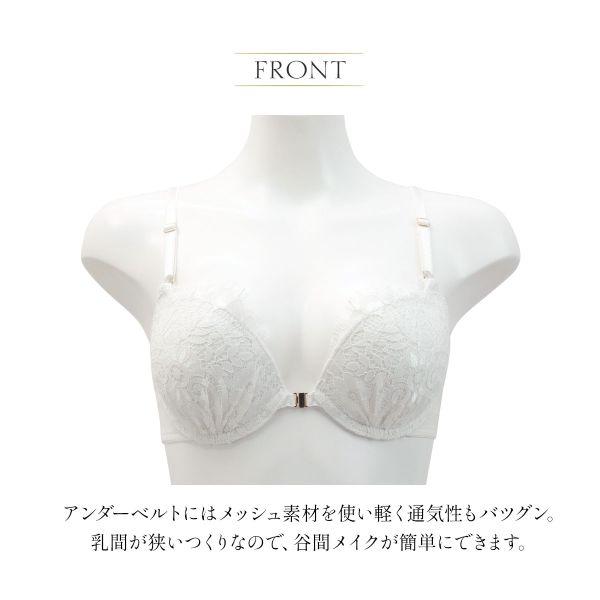 アンブラ ANNEBRA Romantic2 I love Change ブラジャー フロントホック バックレース BCDEFG 大きいサイズ 単品 背中見せ｜shirohato｜06