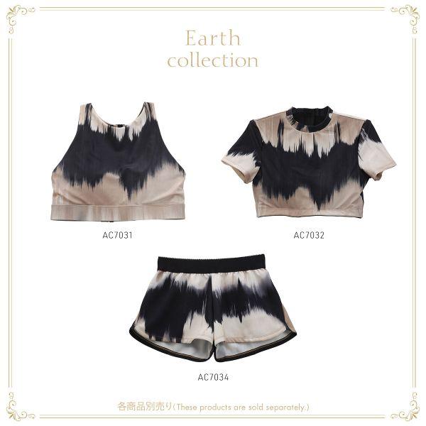 ANNEBRA（アンブラ） ANNEBRA Earth カップ付き ショート丈 トップス