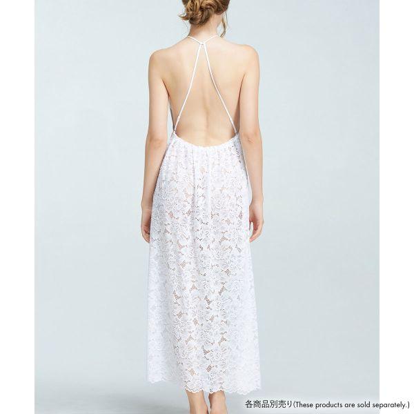 アンブラ Melodie レースコンビ ロングドレス セクシー ルームウェア ネグリジェ ワンピース ANNEBRA 送料無料 メール便(15) ANNEBRA（アンブラ） Melodie レースコンビ ロングドレス セクシー
