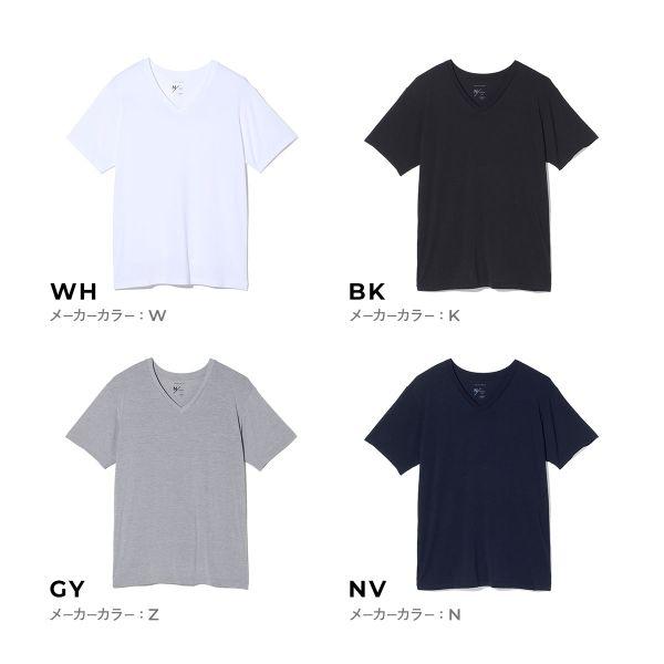 ニュートラルワークス NEUTRALWORKS. エヌスキン NSKIN BASIC LIGHT SHORT SLEEVE V-NECK 半袖 Vネック Tシャツ インナー MXP 消臭 メンズ｜shirohato｜13