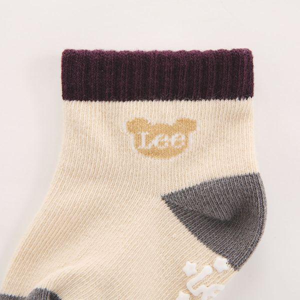 Lee リー キッズ ベビー 3足組ソックス 9-15cm 滑り止め付き 3P キッズ 
