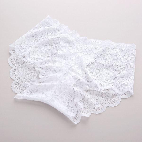 LACY SHORTS 総レース ショーツ 一分丈 なめらか 柔らか ストレッチ ひびきにくい 単品｜shirohato｜14