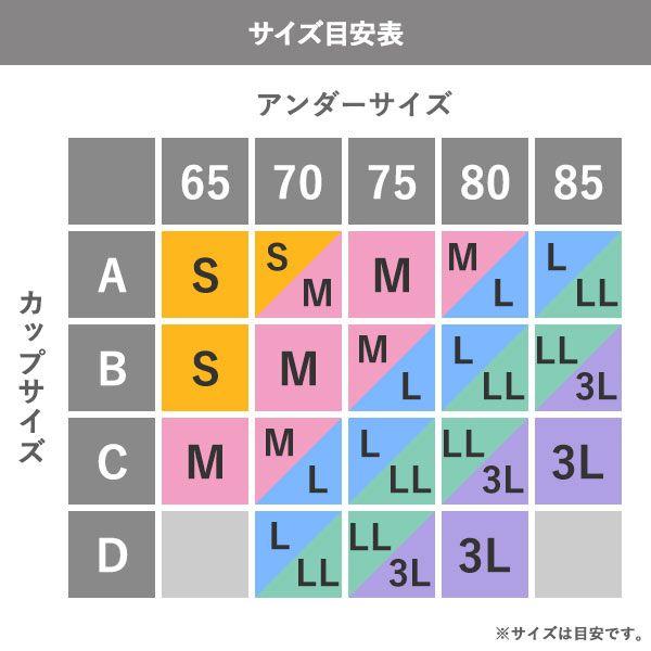 谷間×ノンワイヤー フラワーストレッチレ―ス ブラジャー ショーツ セット M L LL｜shirohato｜21