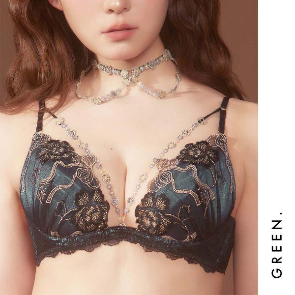 ラヴィジュール　lingerieam 新品　ブラジャー&ショーツセット　D75 RAVIJOUR（ラヴィジュール） LINGERIEAM ラピダリー トリックリフト