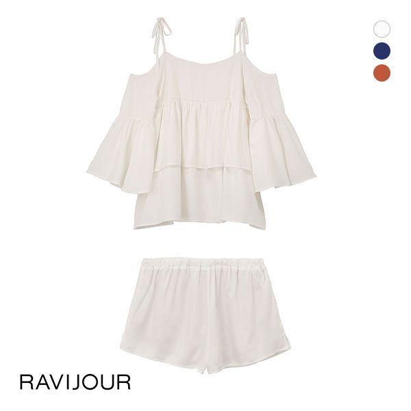 38 割引onesize Wh ホワイト Nv ネイビー Ter テラコッタ贈り物 パジャマ ラヴィジュール Ravijour オフショルフレア セットアップ 上下セット ルームウェア 部屋着 レディースファッション ファッションonesizewh ホワイトnv ネイビーter テラコッタ Solcaloja Med Ec