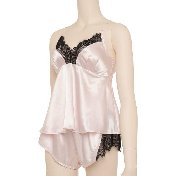 最終値下げ！♥RAVIJOUR ルームウェア セットアップ ブラック RAVIJOUR ラヴィジュール ブラックレースサテン セットアップ