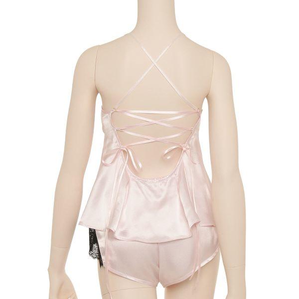 最終値下げ！♥RAVIJOUR ルームウェア セットアップ ブラック RAVIJOUR ラヴィジュール ブラックレースサテン セットアップ