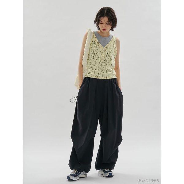 エミ eco ボリュームパラシュートパンツ 撥水 UVカット 接触冷感 emmiの画像
