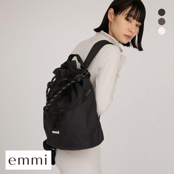 エミ 限定カラー 撥水 emmiロゴマルチバックパック emmi の商品画像