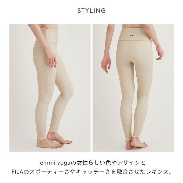 emmi yoga エミ FILAコラボレギンス 単品 スポーツ : SHIROHATO emmi yoga エミ FILAコラボレギンス 単品 スポーツ : SHIROHATO