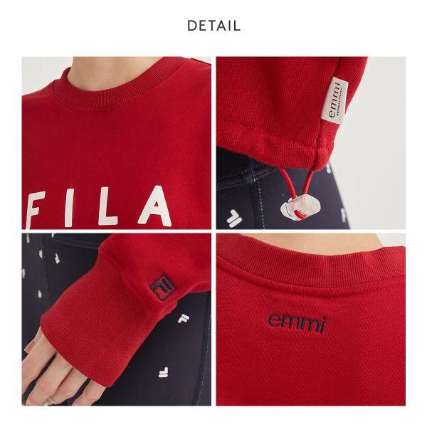 emmi yoga エミ FILAコラボプルオーバー 単品 長袖 : SHIROHATO emmi yoga エミ FILAコラボプルオーバー 単品 長袖 : SHIROHATO
