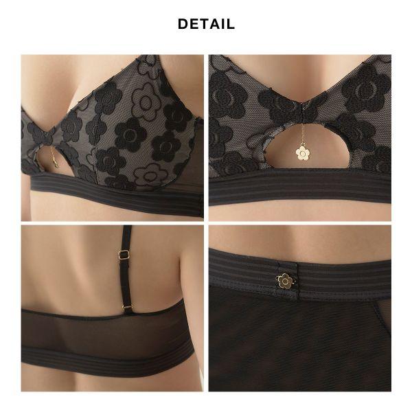 LILY BROWN×MARY QUANT ノンワイヤーブラ・ショーツセット M LILY BROWN リリーブラウン BROWN×MARY QUANT Lingerie デイジー