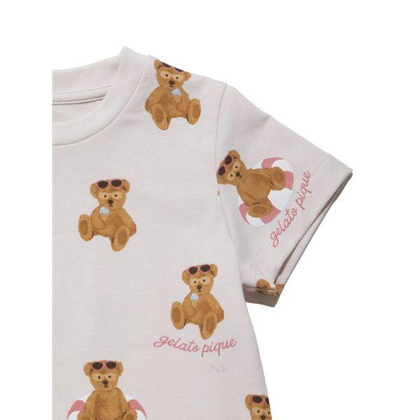 ジェラートピケ キッズアンドベイビー ベビー 接触冷感 サマーベア柄ロンパース ジェラピケ ルームウェア gelato pique Kids＆Baby BABYの画像
