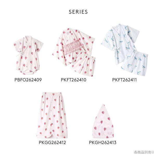 ジェラートピケ キッズアンドベイビー キッズ 甚平 ジェラピケ パジャマ ルームウェア gelato pique Kids＆Baby KIDSの画像