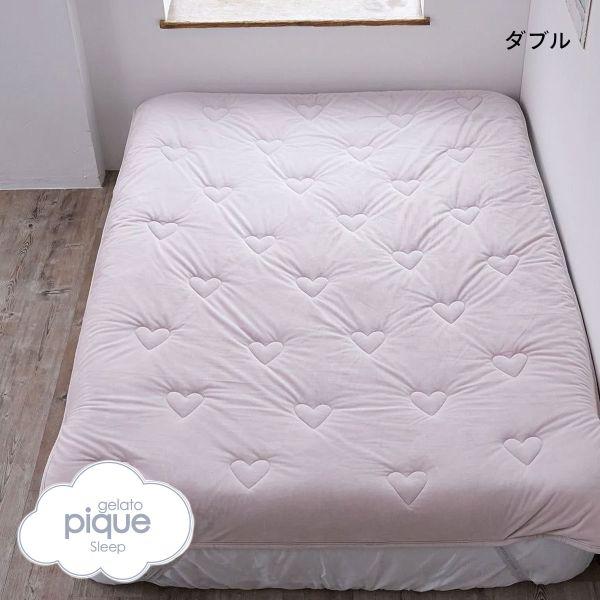 gelato pique ジェラートピケ　【Sleep】ベアキルト敷きパッド gelato pique Sleep（ジェラートピケスリープ）の「【Sleep