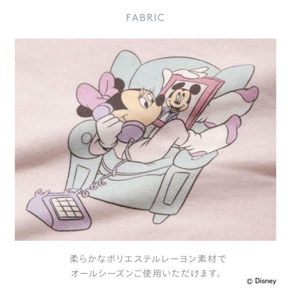 ジェラートピケ スリープ ディズニー Mickey&Minnie プリント2点セット シングル ジェラピケ gelato pique Sleep Disney | gelato pique | 06