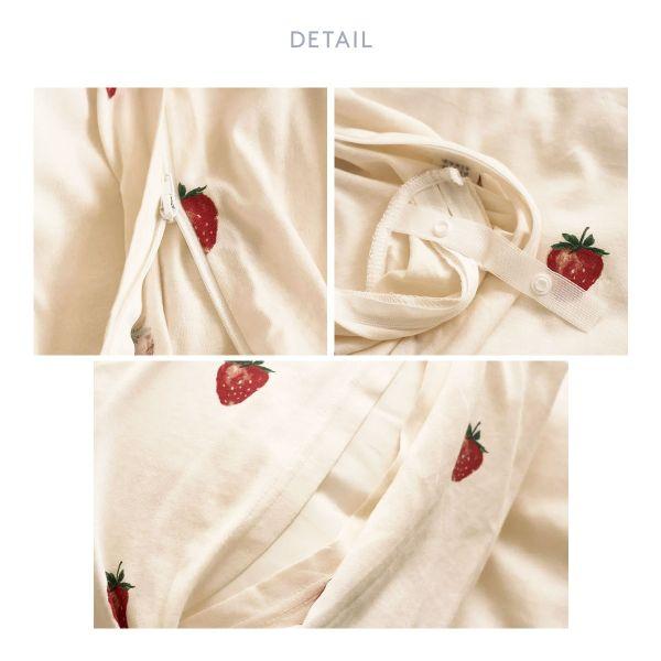 gelato pique ジェラートピケ スリープ ストロベリー柄2点セット