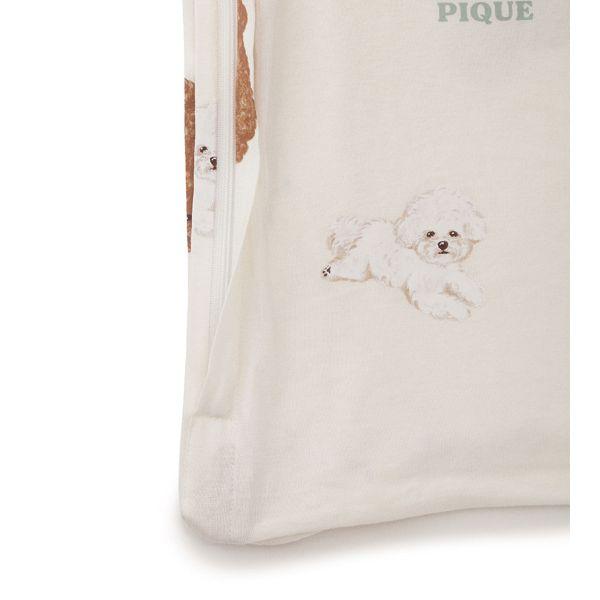 gelato pique（ジェラートピケ） スリープ DOG柄プリント寝具2点セット