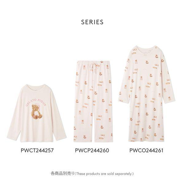 gelato pique ジェラートピケ レディース GOOD NIGHT BEAR柄 gelato pique ジェラートピケ レディース GOOD NIGHT BEAR柄