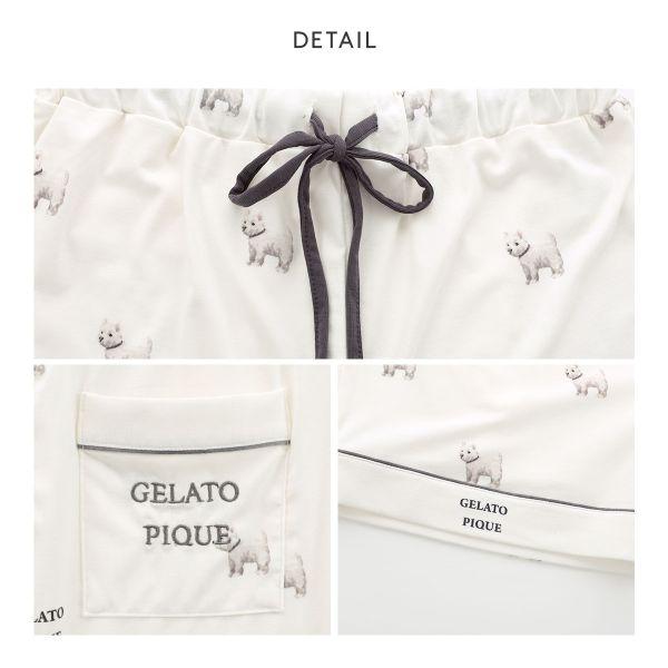 gelato pique ジェラートピケ レディース ウエスティ柄ショート gelato pique ジェラートピケ レディース ウエスティ柄ショート