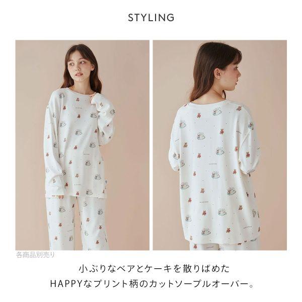 gelato pique ジェラートピケ レディース HOLIDAY ベアケーキ柄 gelato pique ジェラートピケ レディース HOLIDAY ベアケーキ柄