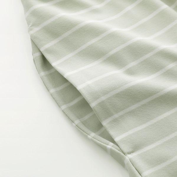 ジェラートピケ レディース レーヨンロゴTシャツ＆ボーダーショートパンツセット 上下セット ジェラピケ ルームウェア gelato piqueの画像