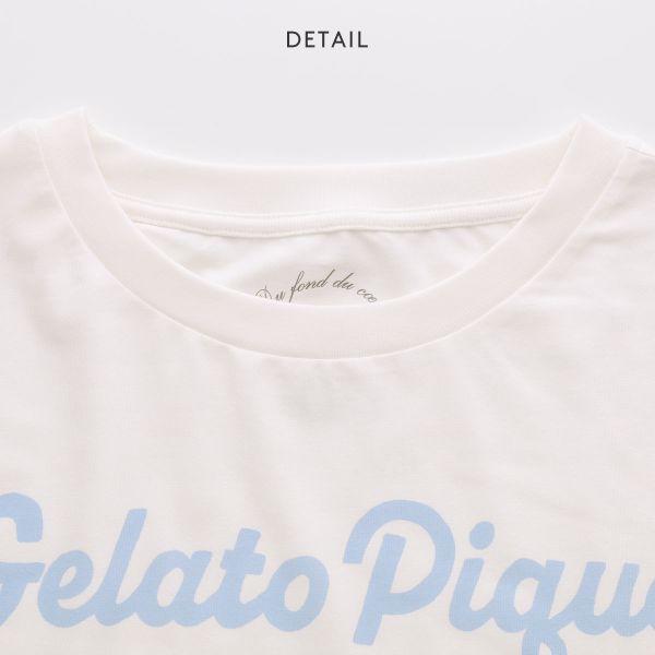 ジェラートピケ レディース アイスクリームベアワンポイントTシャツ ジェラピケ パジャマ ルームウェア gelato piqueの画像