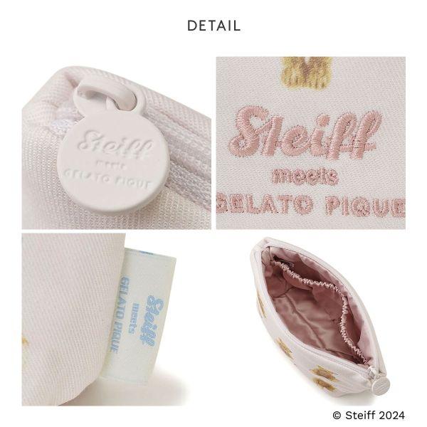 gelato pique ジェラートピケ シュタイフ James刺繍ティッシュ gelato pique ジェラートピケ シュタイフ James刺繍ティッシュ