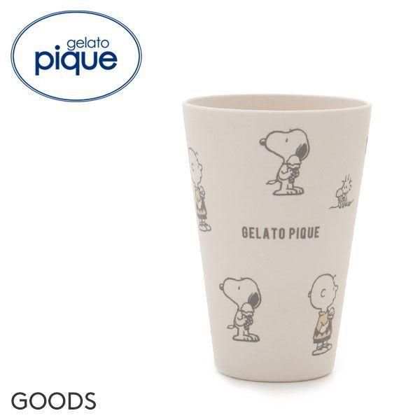 ジェラートピケ ジェラピケ スヌーピー タンブラー Snoopy Pique Gelato モノグラム Peanuts Pwgg