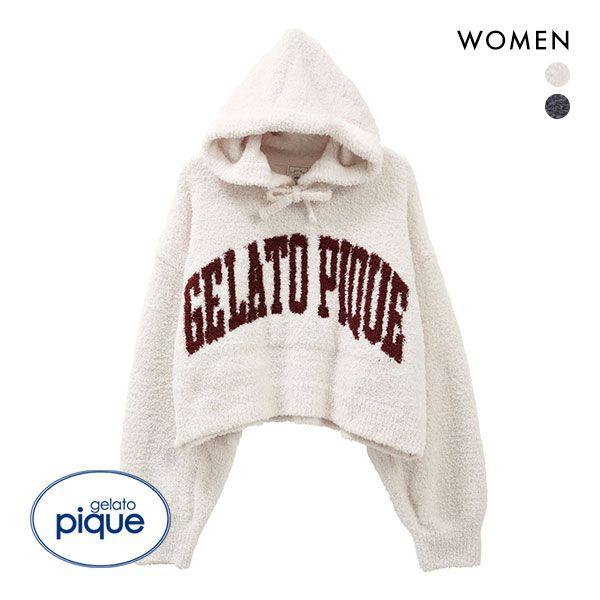 ジェラートピケ Gelato Pique レディース パウダーロゴジャガードショートプルパーカー ジェラピケ ルームウェア パジャマ B52pwnt Shirohato 白鳩 通販 Yahoo ショッピング