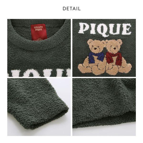 ジェラートピケ gelato pique レディース HOLIDAY ベアジャガードプル 