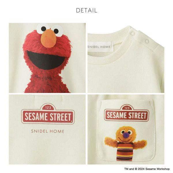 SNIDEL スナイデルホーム HOME SESAME STREET キッズ スウェット SNIDEL スナイデルホーム HOME SESAME STREET キッズ スウェット