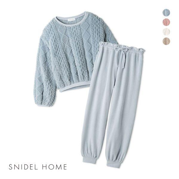SNIDEL スナイデルホーム ボアフリースセットアップ ルームウェア 
